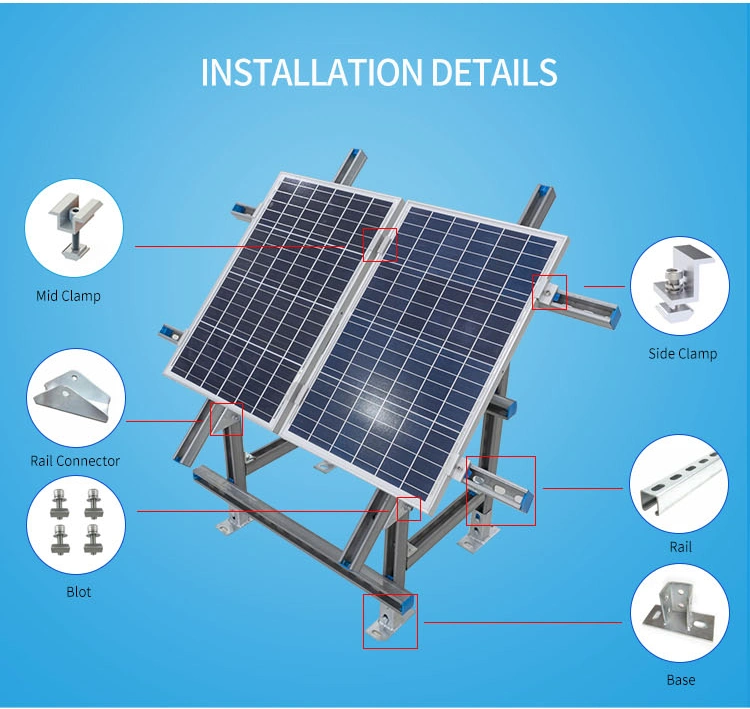 Modern Design PV Solar Carport Mounting System