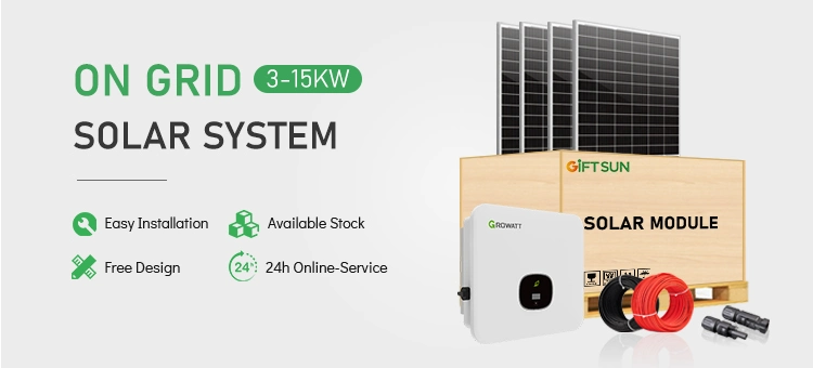 Inverter 150kw off Grid Hybrid Photovoltaic Solar Energy System 40 Kw 30kw 40kw 50kw 60kw 100kw Complete 20kw Solar System Carport Parking System