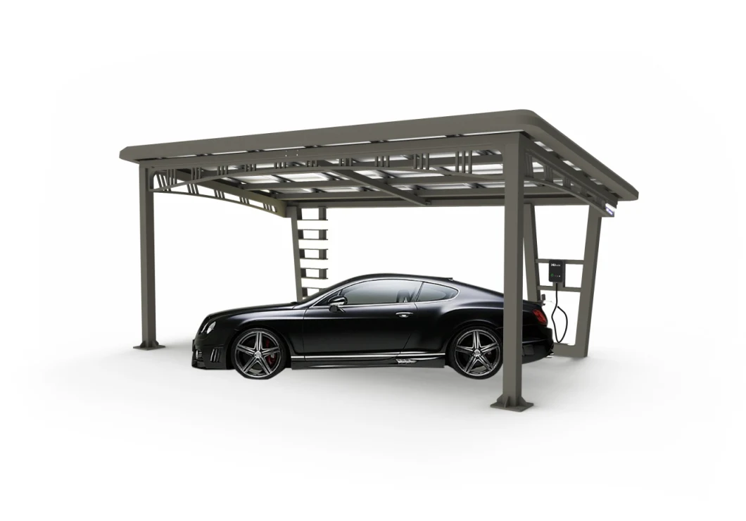 Waterproof Commercial Solar Carport Parking Lots Mounting System