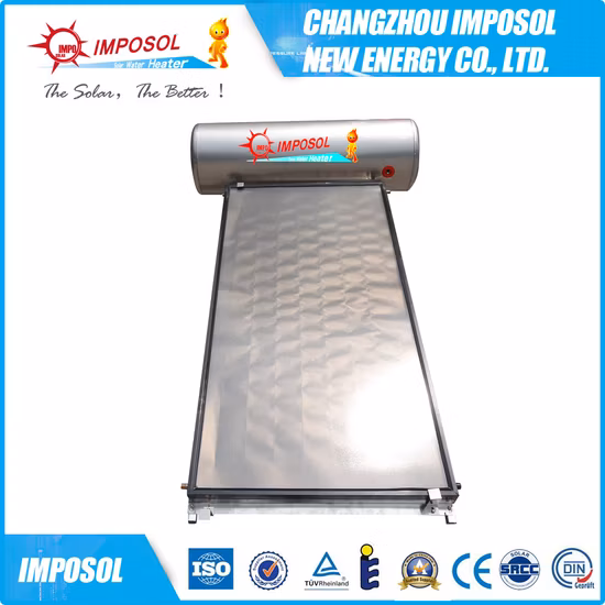 Sistema de calentador de agua de energía solar en la azotea 300L