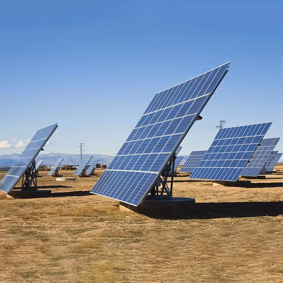 Sistema de montaje solar de doble eje con rastreador solar de 10kw